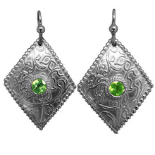 Load image into Gallery viewer, Green Peridot Diamond-Shaped: Made-to-order