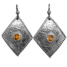 Load image into Gallery viewer, Golden Yellow Citrines Diamond-Shaped: Made-to-order