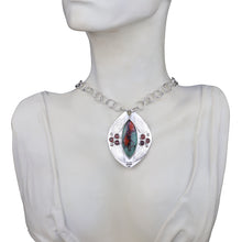 Load image into Gallery viewer, Sonora Sunrise Red Garnets Pendant with Chain: One-of-a-kind in stock