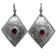 Load image into Gallery viewer, Red Garnet Diamond-Shaped: Made-to-order