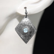 Load image into Gallery viewer, Sky Blue Topaz Diamond-Shaped: Made-to-order