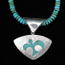 Load image into Gallery viewer, Turquoise Mandarin Garnet Pendant with Beads: One-of-a-kind in stock`