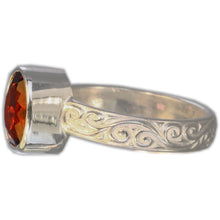 Load image into Gallery viewer, Mozambique Red Garnet Solitaire One-of-a-Kind Size 10
