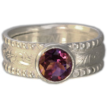 Load image into Gallery viewer, Purple Amethyst Classic Band Size 7.5
