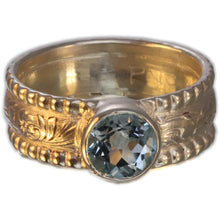 Load image into Gallery viewer, Sky Blue Topaz Classic Band Size 7.5
