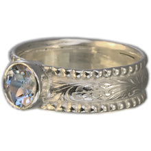 Load image into Gallery viewer, Sky Blue Topaz Classic Band Size 9

