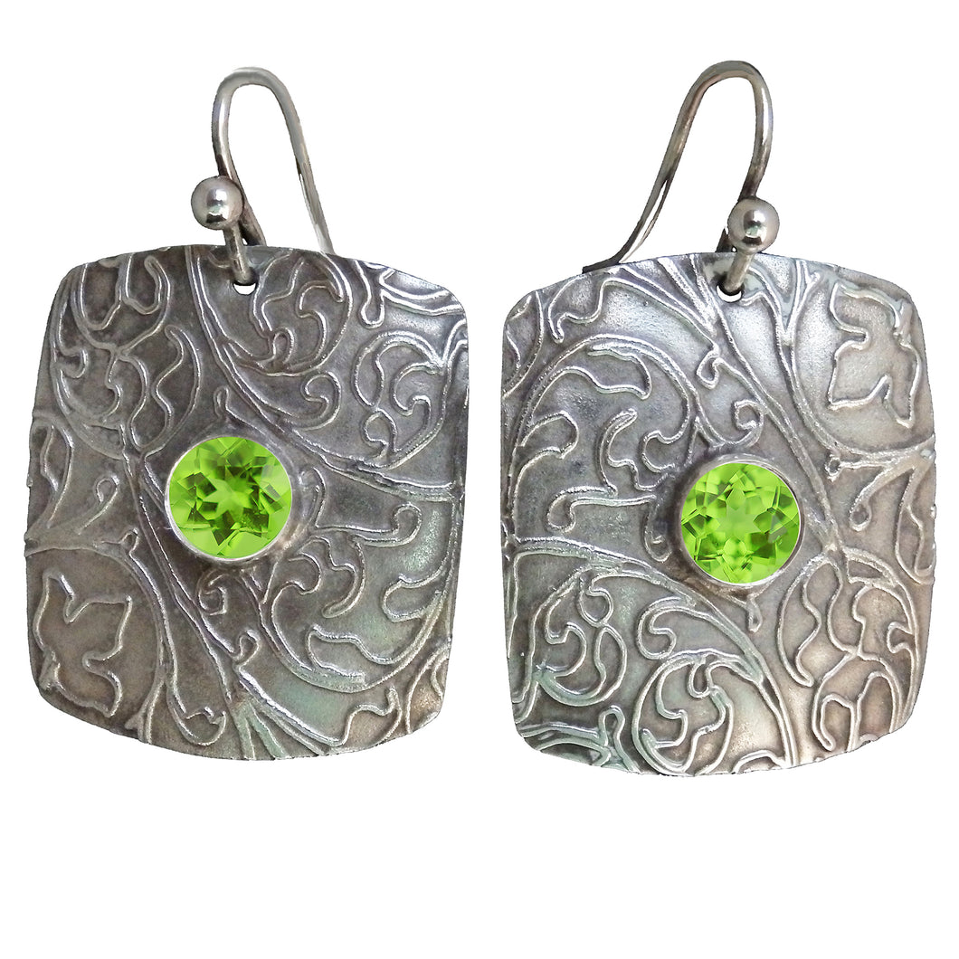 Green Peridot Cushions:  Made-to-order